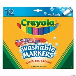 MW 12-Color Bold Crayola® Cone Tip Washable Markers