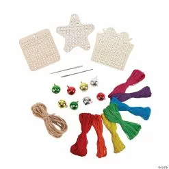 Creative Activities Sales -Creative Activities Sales 12 days of cross stitch wood ornaments14122506 a01