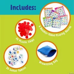 MW Alphabet Bingo Board Game -Creative Activities Sales alphabet bingo board gamegm112 a02