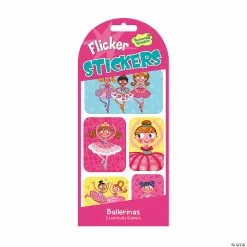 MW Ballerinas Flicker Stickers: Pack Of 12