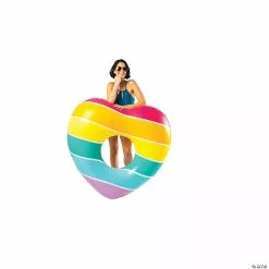MW BigMouth: Rainbow Heart Float 9 MW BigMouth: Rainbow Heart Float -Creative Activities Sales bigmouth rainbow heart float14098180 a02