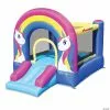 MW Bounceland Rainbow Unicorn Bounce House And Slide -Creative Activities Sales bounceland rainbow unicorn bounce house and slide14097508