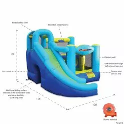 MW Bounceland Ultimate Combo Inflatable Bounce House And Ball Pit -Creative Activities Sales bounceland ultimate combo inflatable bounce house and ball pit14097498 a02