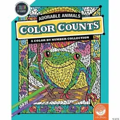 MW Color By Number Color Counts: Adorable Animals