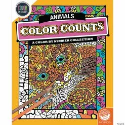 MW Color By Number Color Counts: Animals