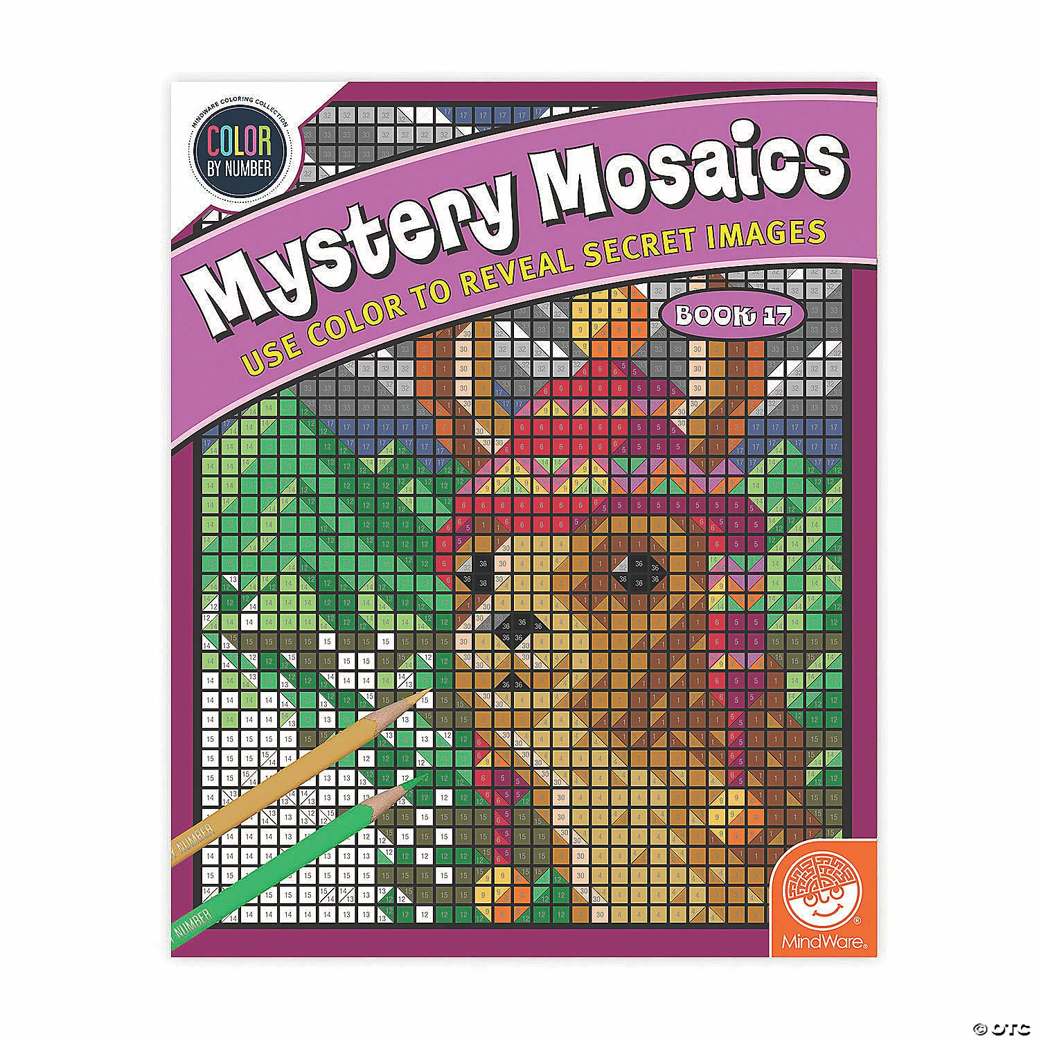 MW Color By Number Mystery Mosaics: Book 17 3 MW Color By Number Mystery Mosaics: Book 17