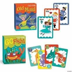 MW Go Fish And Old Maid: Set Of 2