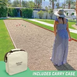 MW GoSports 100mm Regulation Bocce Set - Premium Official Size Set -Creative Activities Sales gosports 100mm regulation bocce set premium official size set14093299 a03