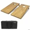 MW GoSports: 4'x2' Regulation Size Wooden Cornhole Boards Set
