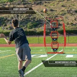 MW GoSports - 8’ X 4’ Football Training Vertical Target Net -Creative Activities Sales gosports 8 x 4 football training vertical target net14097699 a03