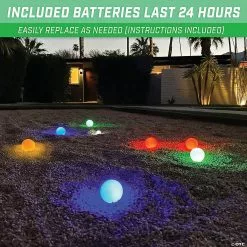 MW GoSports: 85mm LED Bocce Ball Game Set -Creative Activities Sales gosports 85mm led bocce ball game set14111117 a03
