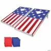 MW GoSports: Cornhole PRO Regulation Size Game Set - American Flag Design