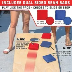 MW GoSports: Dual Sided Cornhole Bean Bags, Set Of 8 -Creative Activities Sales gosports dual sided cornhole bean bags set of 814111132 a02