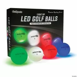 MW GoSports Light Up LED Golf Balls: 12 Pack