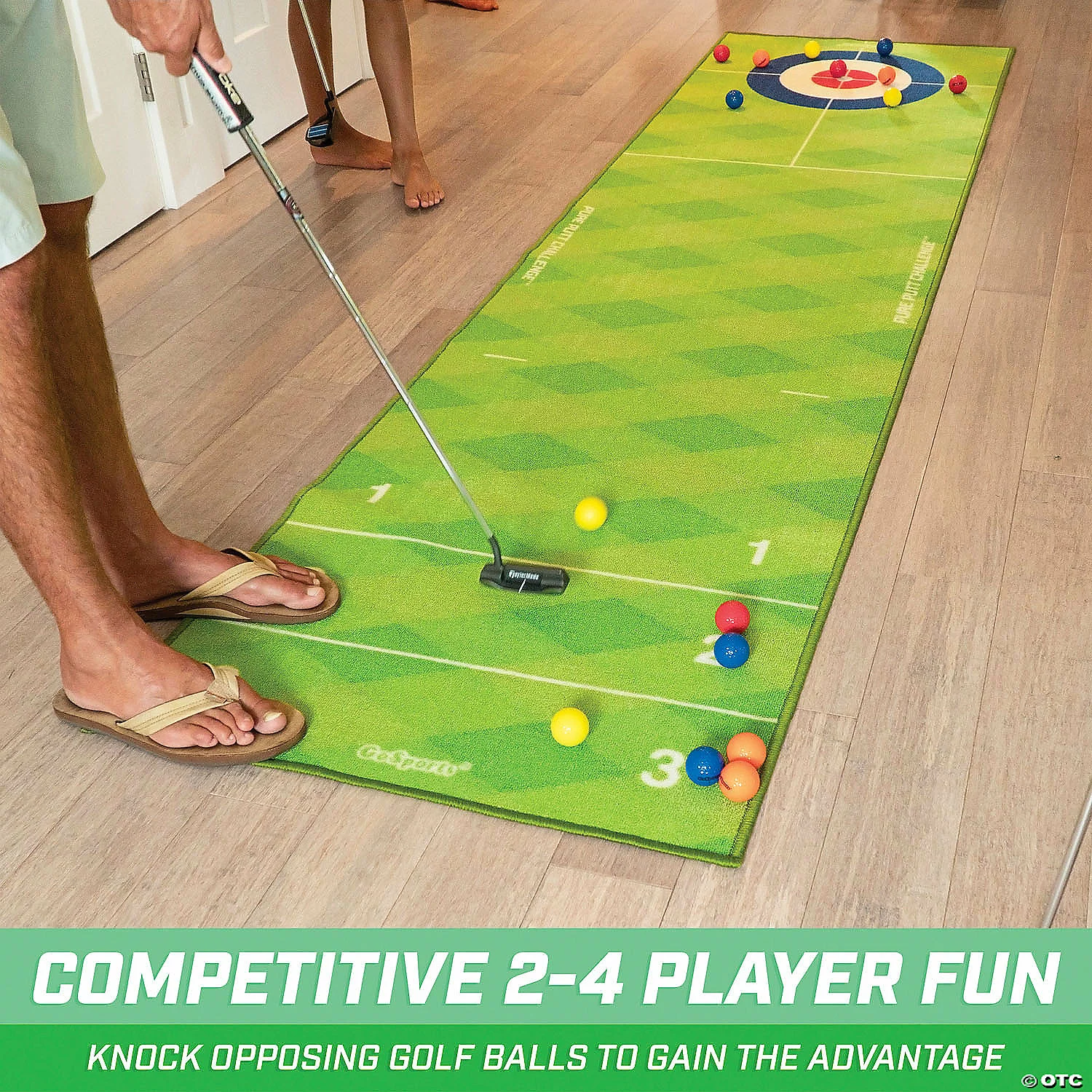 MW GoSports: Pure Putt Challenge Curling & Shuffleboard 2-in-1 Putting Game 6 MW GoSports: Pure Putt Challenge Curling & Shuffleboard 2-in-1 Putting Game - Image 4