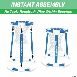 MW GoSports Splash Hoop 360 Floating Pool Basketball Game, Includes: Hoop, 2 Balls And Pump -Creative Activities Sales gosports splash hoop 360 floating pool basketball game includes hoop 2 balls and pump14111112 a02