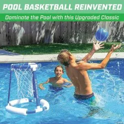 MW GoSports Splash Hoop 360 Floating Pool Basketball Game, Includes: Hoop, 2 Balls And Pump -Creative Activities Sales gosports splash hoop 360 floating pool basketball game includes hoop 2 balls and pump14111112 a03