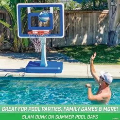 MW GoSports: Splash Hoop ELITE Swimming Pool Basketball Hoop -Creative Activities Sales gosports splash hoop elite swimming pool basketball hoop14111114 a05