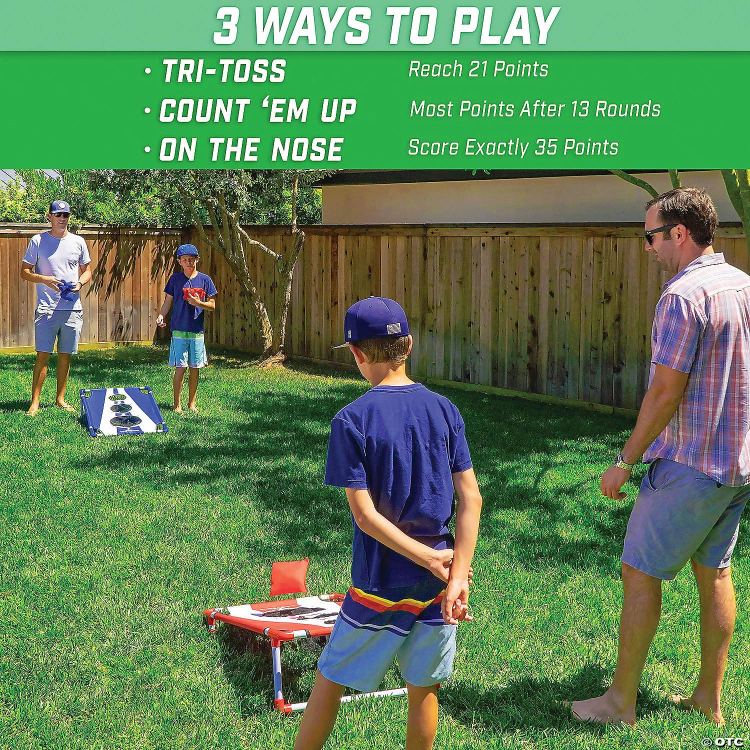 MW GoSports - Tri Toss Cornhole Game 4 MW GoSports - Tri Toss Cornhole Game - Image 2