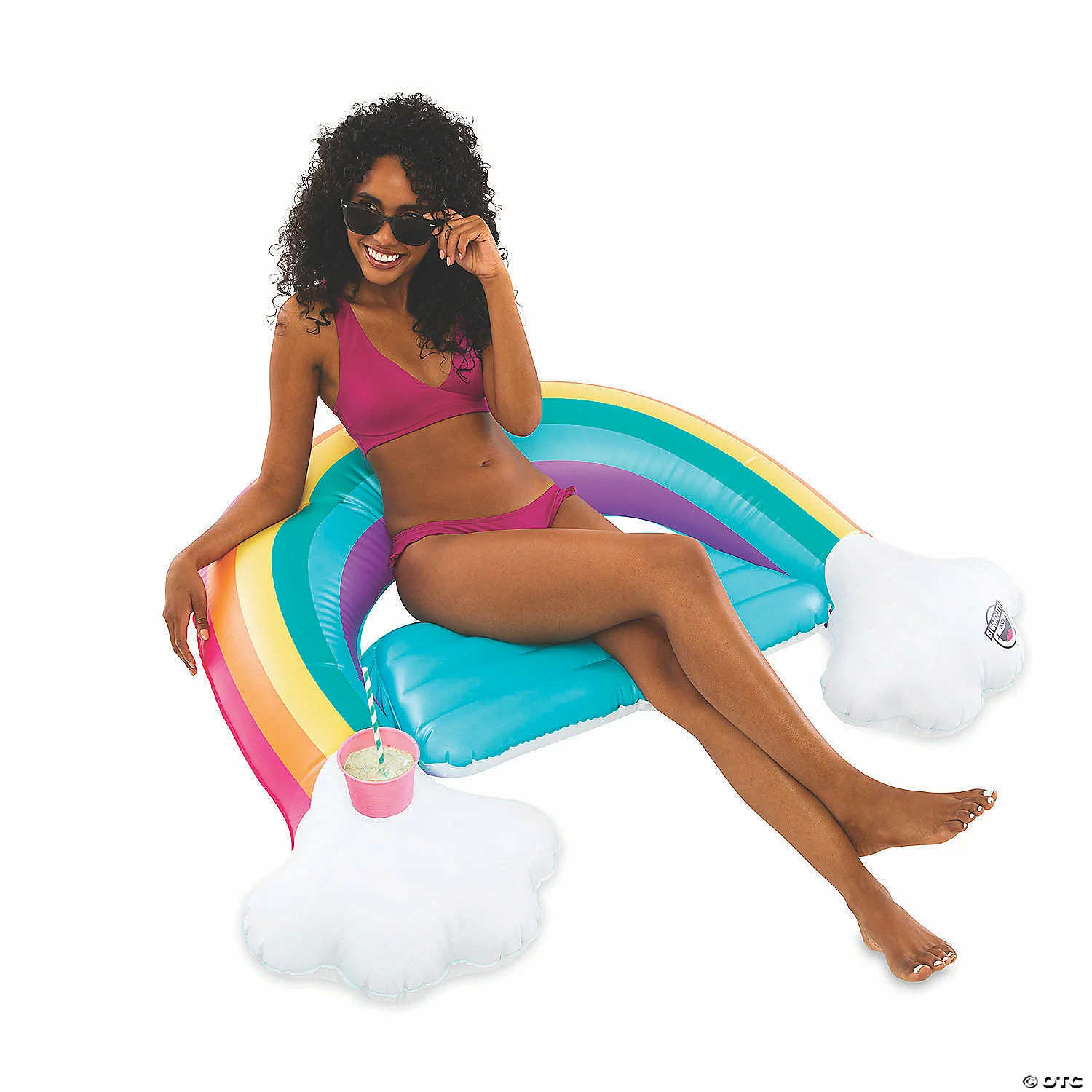 MW Inflatable BigMouth®:Rainbow Sling Seat Pool Float 4 MW Inflatable BigMouth®:Rainbow Sling Seat Pool Float - Image 2