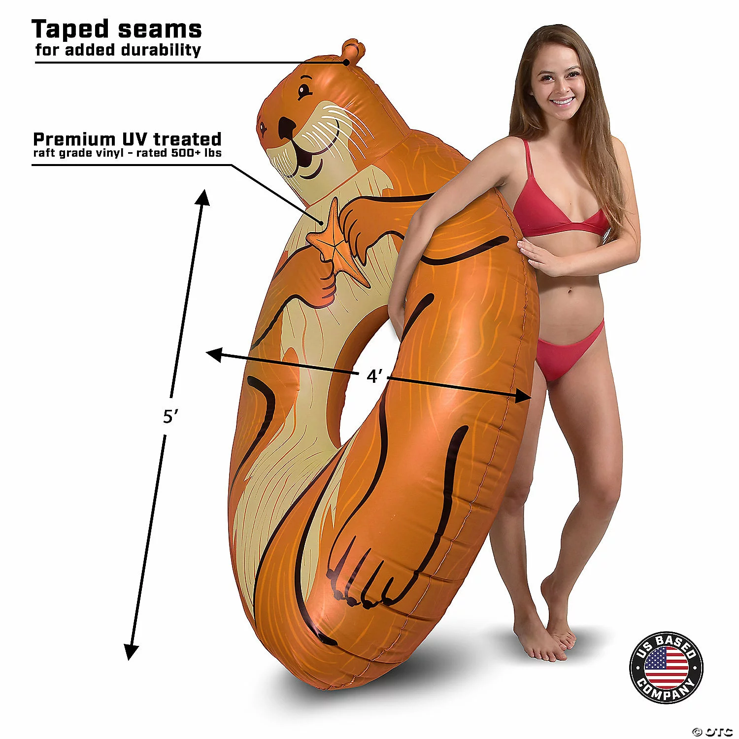 MW Inflatable GoFloats™ - Sea Otter Raft 5 MW Inflatable GoFloats™ - Sea Otter Raft - Image 3