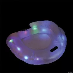 MW Inflatable Purple And Green LED Lighted Floating Lounger 43.25" 7 MW Inflatable Purple And Green LED Lighted Floating Lounger 43.25" -Creative Activities Sales inflatable purple and green led lighted floating lounger 43 2514094533 a02