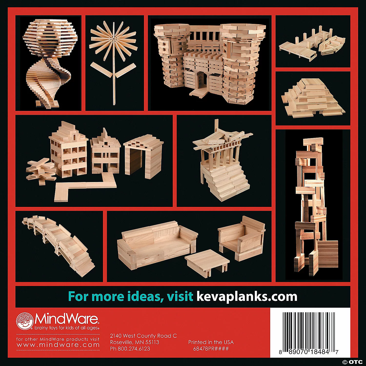 MW KEVA Building Idea Cards: Set Of 4 4 MW KEVA Building Idea Cards: Set Of 4 - Image 2