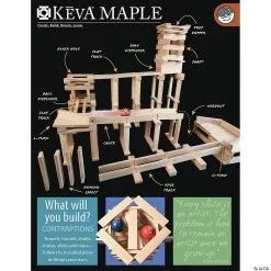 MW KEVA Maple 400 Plank Set -Creative Activities Sales keva maple 400 plank set58078 a02