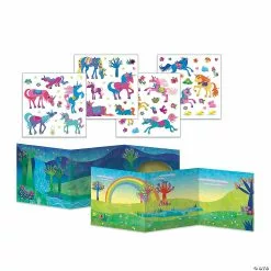 MW Magical Unicorns Reusable Sticker Tote -Creative Activities Sales magical unicorns reusable sticker totesp71 a01
