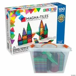 MW Magna-Tiles® 100pc Set With FREE Storage Bin