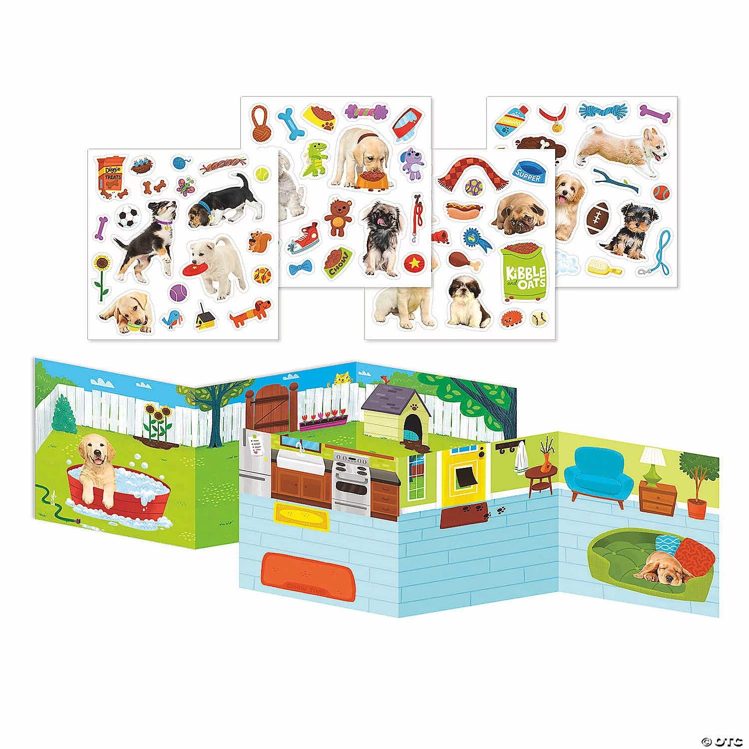 MW My Pet Puppy Reusable Sticker Tote 4 MW My Pet Puppy Reusable Sticker Tote - Image 2