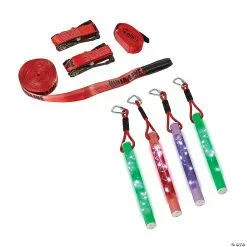 MW Ninjaline: Slackline & 4 LED Obstacle -Creative Activities Sales ninjaline slackline and 4 led obstacle13830120 a01