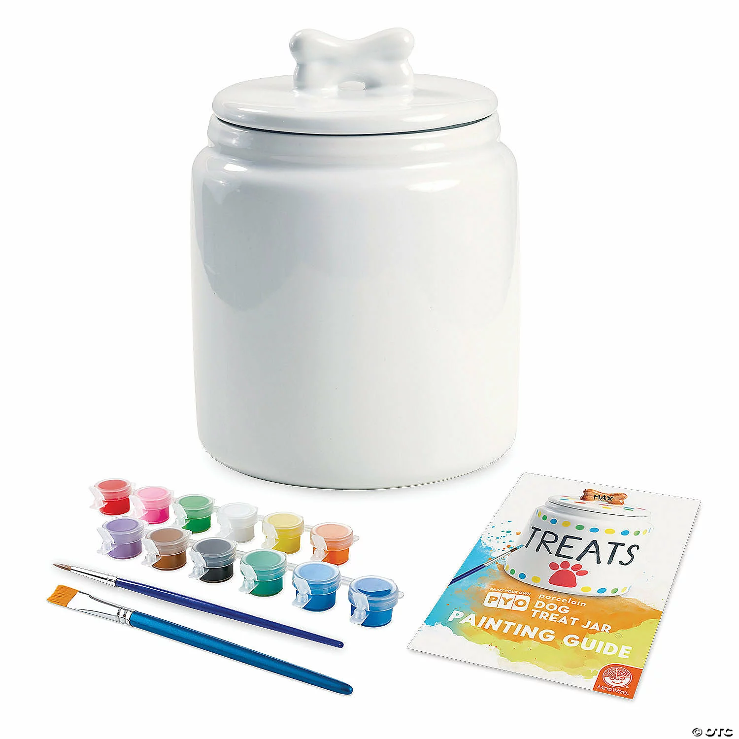 MW Paint Your Own Porcelain: Dog Treat Jar 4 MW Paint Your Own Porcelain: Dog Treat Jar - Image 2