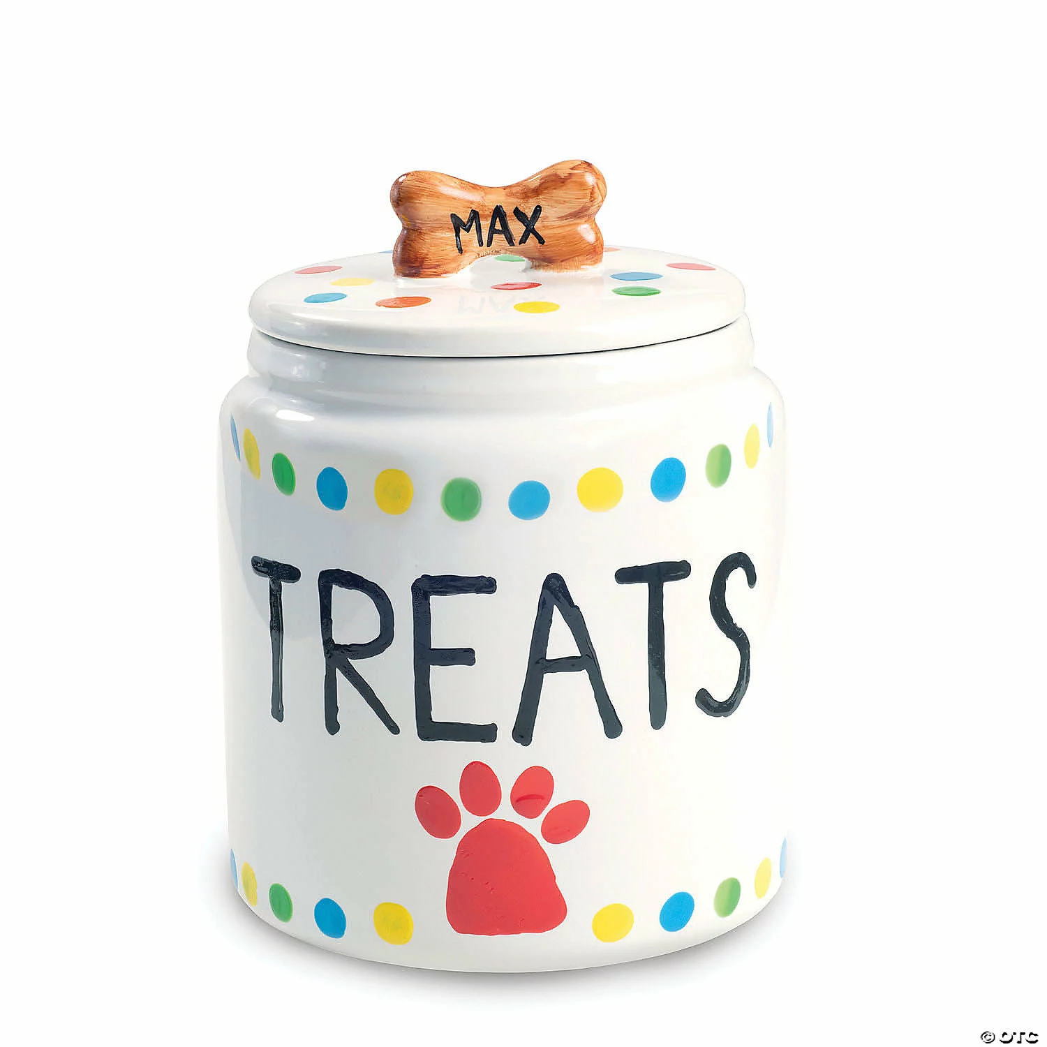 MW Paint Your Own Porcelain: Dog Treat Jar 6 MW Paint Your Own Porcelain: Dog Treat Jar - Image 4