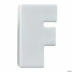 MW Paint Your Own Porcelain Letter F