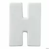 MW Paint Your Own Porcelain Letter H