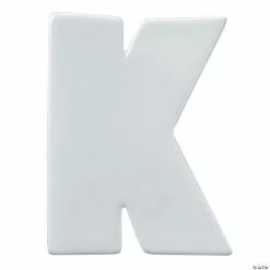MW Paint Your Own Porcelain Letter K