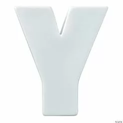 MW Paint Your Own Porcelain Letter Y