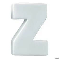 MW Paint Your Own Porcelain Letter Z