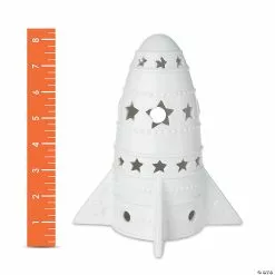 MW Paint Your Own Porcelain Light: Rocket -Creative Activities Sales paint your own porcelain light rocket13947323 a02