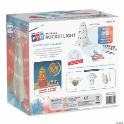 MW Paint Your Own Porcelain Light: Rocket -Creative Activities Sales paint your own porcelain light rocket13947323 a05