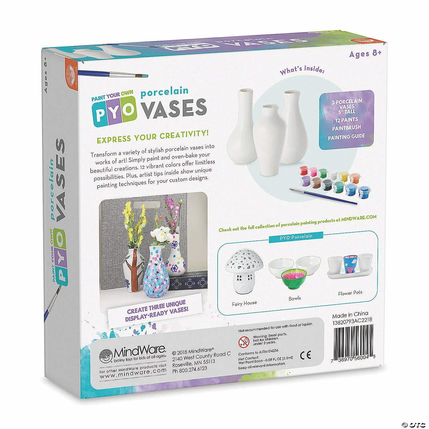 MW Paint Your Own Porcelain Vases 7 MW Paint Your Own Porcelain Vases - Image 5