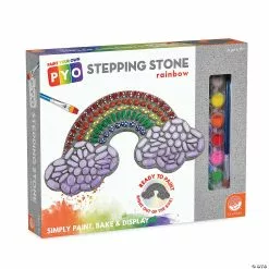 MW Paint Your Own Stepping Stone: Rainbow -Creative Activities Sales paint your own stepping stone rainbow14110993 a04