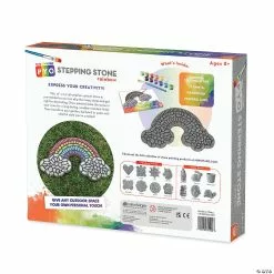 MW Paint Your Own Stepping Stone: Rainbow -Creative Activities Sales paint your own stepping stone rainbow14110993 a05