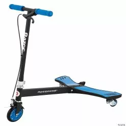 MW Razor Powerwing Caster Scooter: Blue