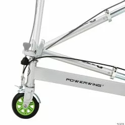 MW Razor PowerWing DLX Caster Trike: Silver -Creative Activities Sales razor powerwing dlx caster trike silver14103427 a05