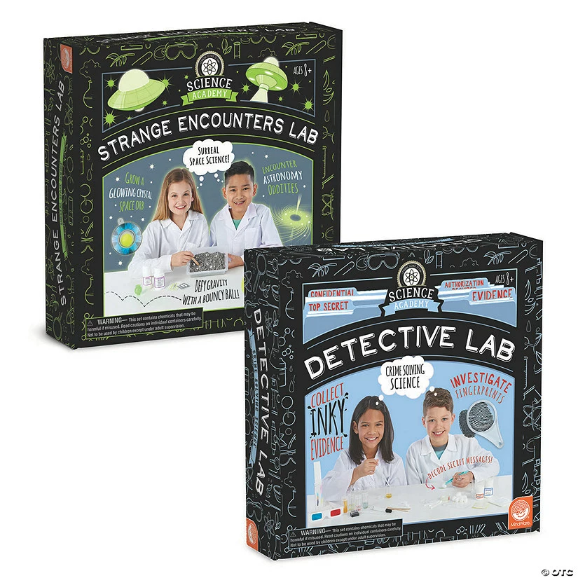 MW Science Academy: Strange Encounters And Detective Lab: Set Of 2 3 MW Science Academy: Strange Encounters And Detective Lab: Set Of 2