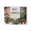 MW Soapstone Carving Kits: Bear & Wolf -Creative Activities Sales soapstone carving kits bear and wolf14109224