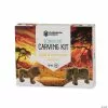MW Soapstone Carving Kits: Lion & Elephant