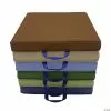 MW SoftScape 15" Square Floor Cushions, 6-Piece - Earthtone -Creative Activities Sales softscape 15 square floor cushions 6 piece earthtone14196592